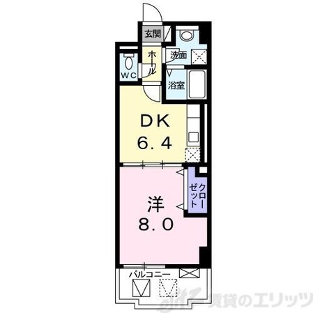 ハックベリー茨木南の物件間取画像
